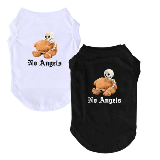 No Angels Dog Tshirt two colours black and white
